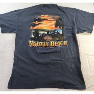 Harley Davidson Myrtle beach, SC shirt 2009 men‎ sz XL gray USA